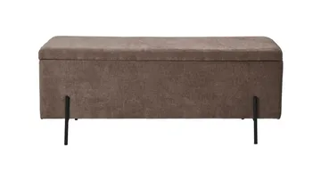 Brewster-penkki säilytystilalla 120 cm - Ruskea - Huonekalut - Tuoli & nojatuoli - Penkki - Eteispenkki