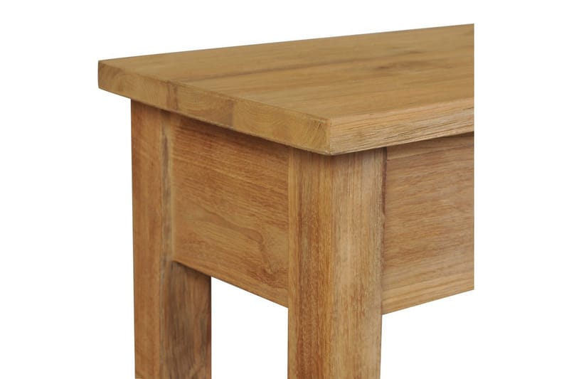 Eteisen penkki kiinteä tiikki 90x30x40 cm - Ruskea - Huonekalut - Tuoli & nojatuoli - Penkki - Eteispenkki - Eteispenkki säilytystilalla