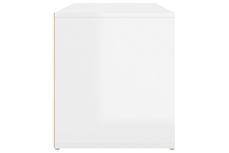 Eteisen penkki korkeakiilto valkoinen 80x40x45 cm lastulevy - Huonekalut - Tuoli & nojatuoli - Penkki - Eteispenkki - Eteispenkki säilytystilalla