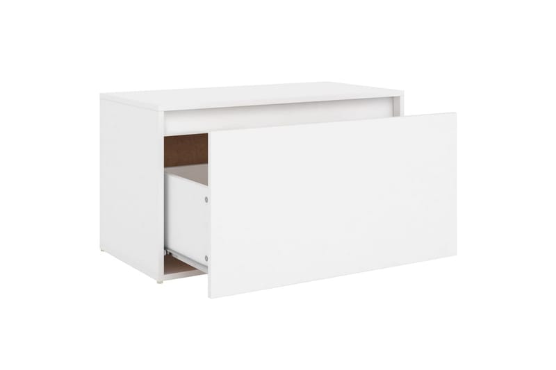 Eteisen penkki valkoinen 80x40x45 cm lastulevy - Huonekalut - Tuoli & nojatuoli - Penkki - Eteispenkki - Eteispenkki säilytystilalla