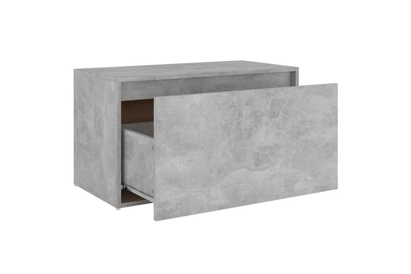 Eteisen penkki 80x40x45 cm betoninharmaa lastulevy - Huonekalut - Tuoli & nojatuoli - Penkki - Eteispenkki - Eteispenkki säilytystilalla