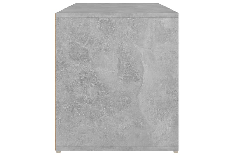 Eteisen penkki 80x40x45 cm betoninharmaa lastulevy - Huonekalut - Tuoli & nojatuoli - Penkki - Eteispenkki - Eteispenkki säilytystilalla