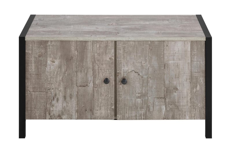 Istuinpenkki Canford 80 cm - Harmaa/Musta - Huonekalut - Tuoli & nojatuoli - Penkki - Eteispenkki