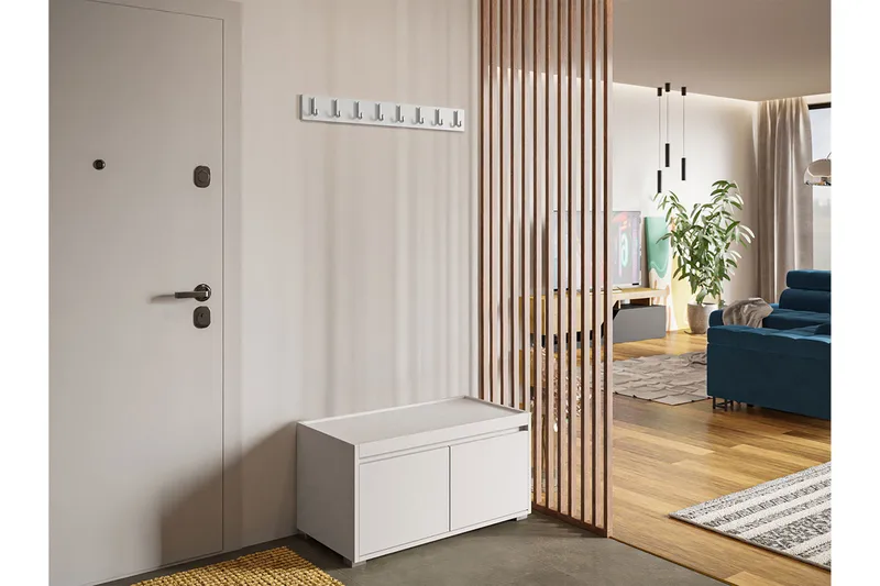 Istuinpenkki Falknis 2:n ist, Valkoinen