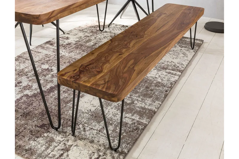 Istuinpenkki Kaleigha - Puu/Luonnonväri - Huonekalut - Tuoli & nojatuoli - Penkki - Eteispenkki