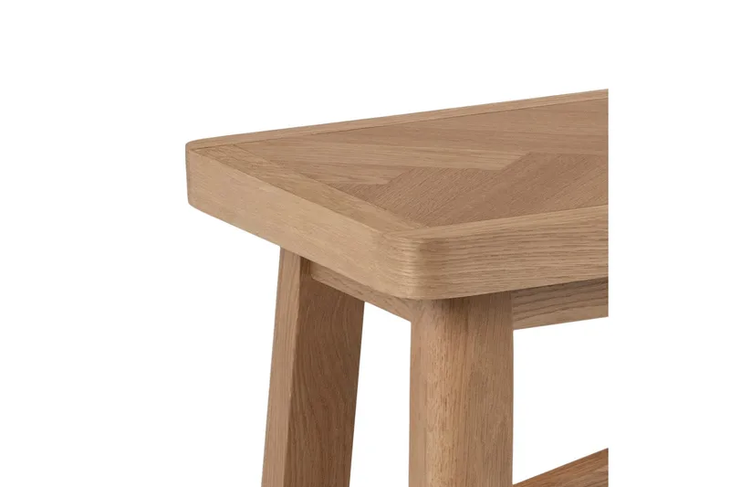 Istuinpenkki Mervue - Musta/Matta tammi - Huonekalut - Tuoli & nojatuoli - Penkki - Eteispenkki