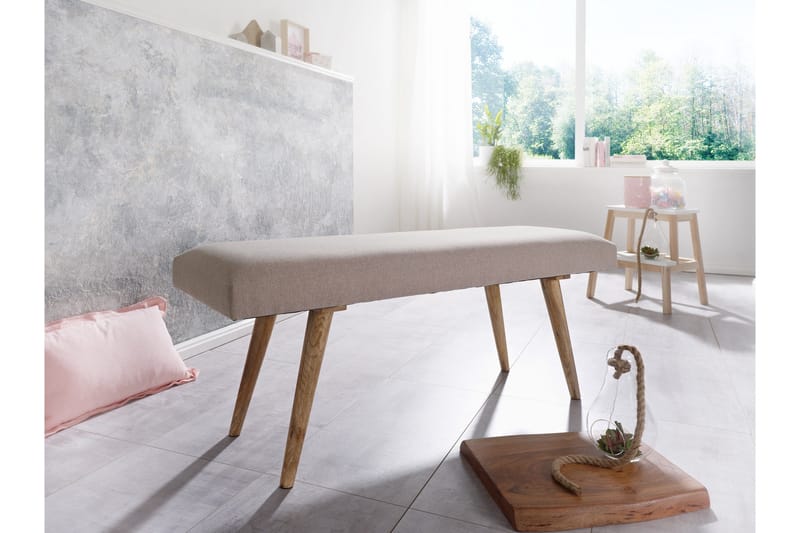 Istuinpenkki Nagos - Beige - Huonekalut - Tuoli & nojatuoli - Penkki - Eteispenkki