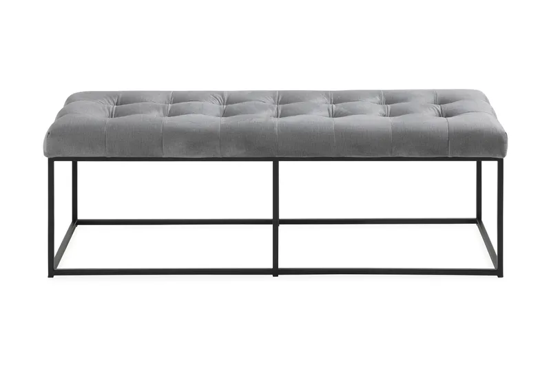 Istuinpenkki Rebeca 120 cm Neliö - Harmaa - Huonekalut - Tuoli & nojatuoli - Penkki - Eteispenkki