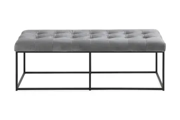 Istuinpenkki Rebeca 120 cm Neliö - Harmaa - Huonekalut - Tuoli & nojatuoli - Penkki - Eteispenkki