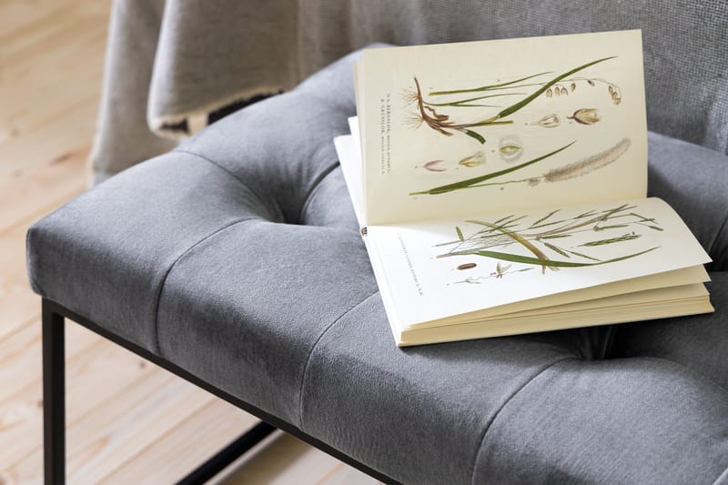 Istuinpenkki Rebeca 120 cm Neliö - Harmaa - Huonekalut - Tuoli & nojatuoli - Penkki - Eteispenkki