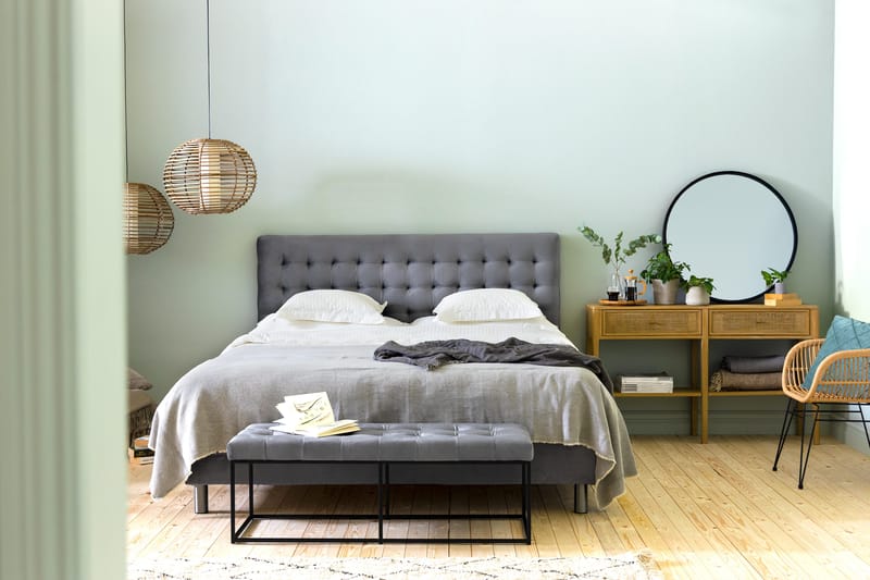 Istuinpenkki Rebeca 120 cm Neliö - Harmaa - Huonekalut - Tuoli & nojatuoli - Penkki - Eteispenkki