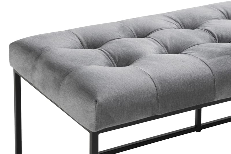 Istuinpenkki Rebeca 120 cm Neliö - Harmaa - Huonekalut - Tuoli & nojatuoli - Penkki - Eteispenkki