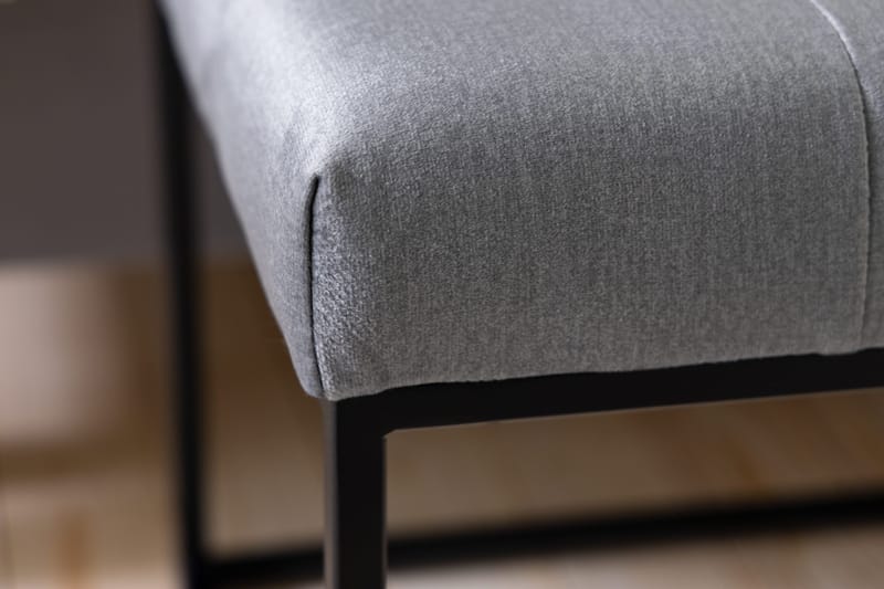 Istuinpenkki Rebeca 120 cm Neliö - Harmaa - Huonekalut - Tuoli & nojatuoli - Penkki - Eteispenkki