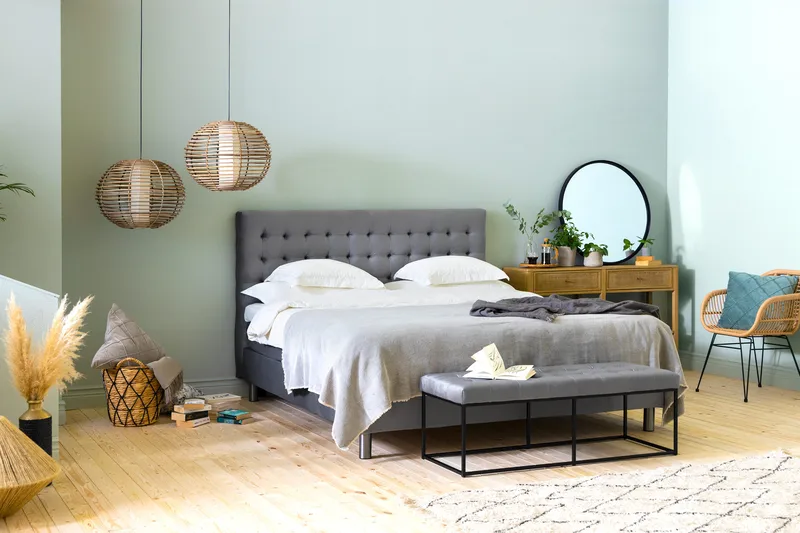 Istuinpenkki Rebeca 120 cm Neliö - Harmaa - Huonekalut - Tuoli & nojatuoli - Penkki - Eteispenkki