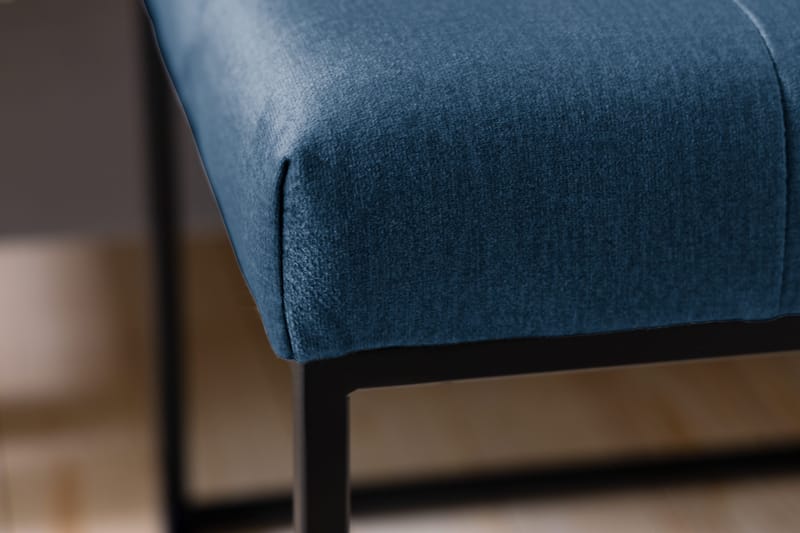 Istuinpenkki Rebeca 120 cm Neliö - Sininen - Huonekalut - Tuoli & nojatuoli - Penkki - Eteispenkki