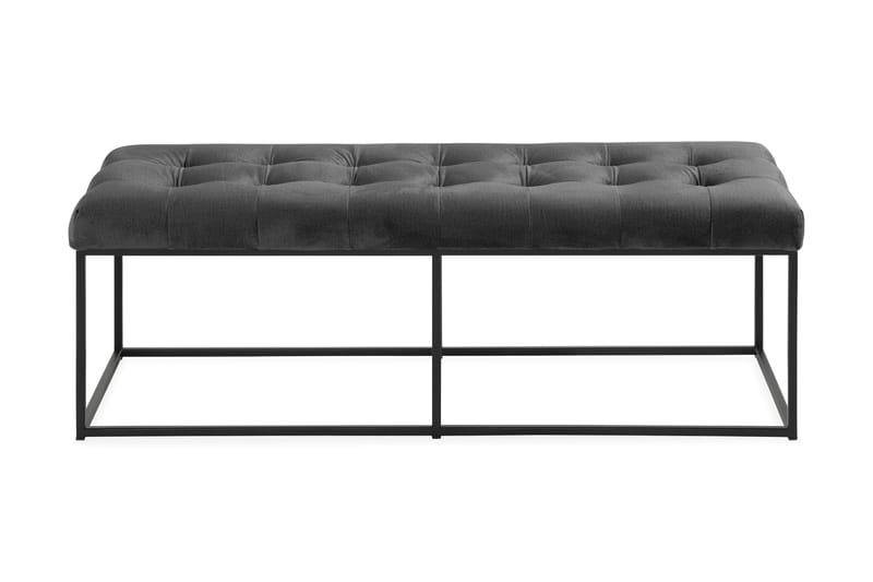 Istuinpenkki Rebeca 120 cm Neliö - Tummanharmaa - Huonekalut - Tuoli & nojatuoli - Penkki - Eteispenkki