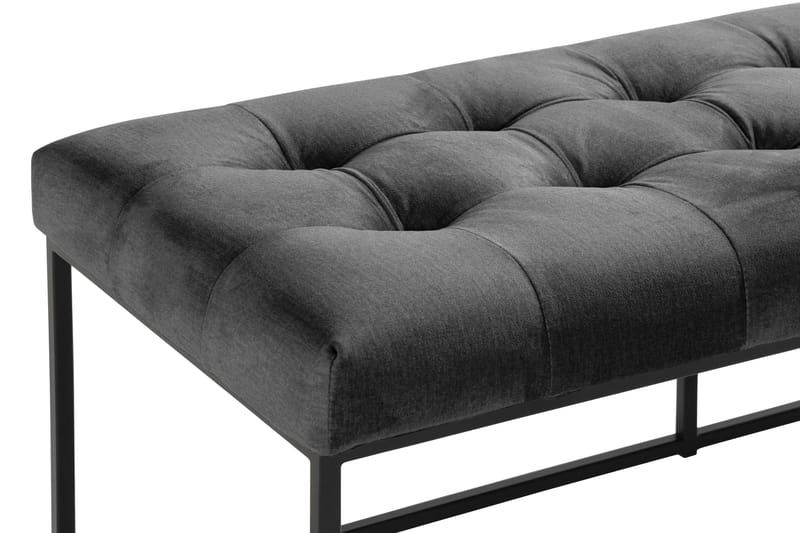 Istuinpenkki Rebeca 120 cm Neliö - Tummanharmaa - Huonekalut - Tuoli & nojatuoli - Penkki - Eteispenkki