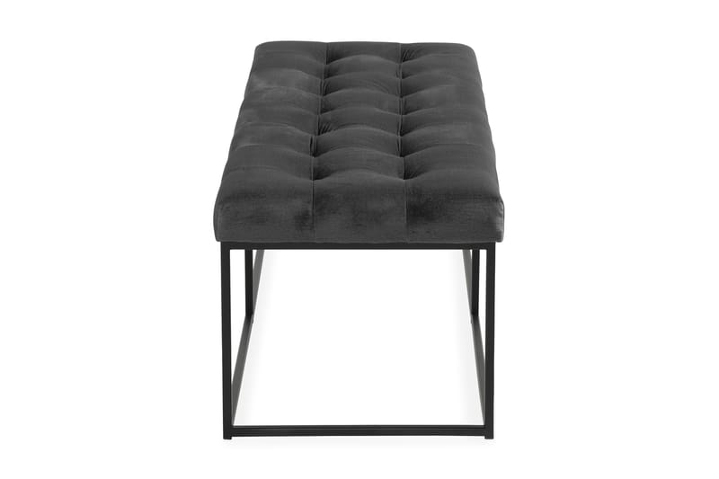 Istuinpenkki Rebeca 120 cm Neliö - Tummanharmaa - Huonekalut - Tuoli & nojatuoli - Penkki - Eteispenkki