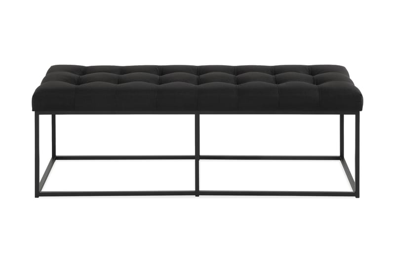 Istuinpenkki Rebeca 120 cm Ruutu - Musta - Huonekalut - Tuoli & nojatuoli - Penkki - Eteispenkki