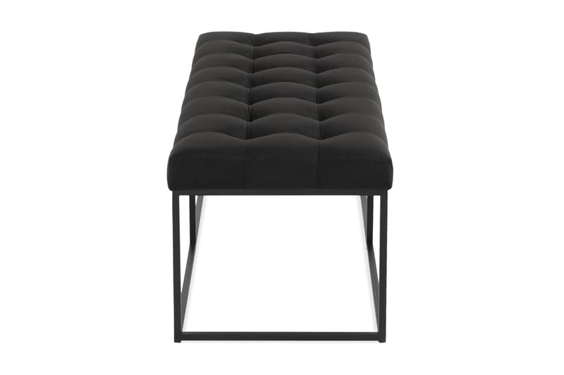 Istuinpenkki Rebeca 120 cm Ruutu - Musta - Huonekalut - Tuoli & nojatuoli - Penkki - Eteispenkki