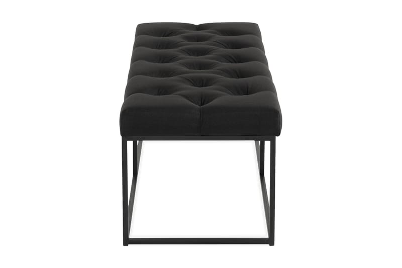 Istuinpenkki Rebeca 120 cm Topattu - Musta - Huonekalut - Tuoli & nojatuoli - Penkki - Eteispenkki