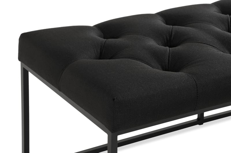 Istuinpenkki Rebeca 120 cm Topattu - Musta - Huonekalut - Tuoli & nojatuoli - Penkki - Eteispenkki