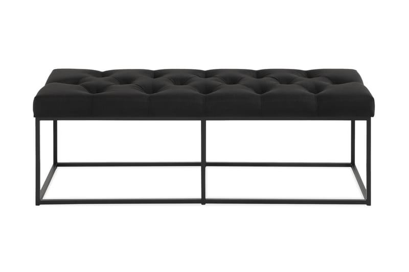 Istuinpenkki Rebeca 120 cm Topattu - Musta - Huonekalut - Tuoli & nojatuoli - Penkki - Eteispenkki