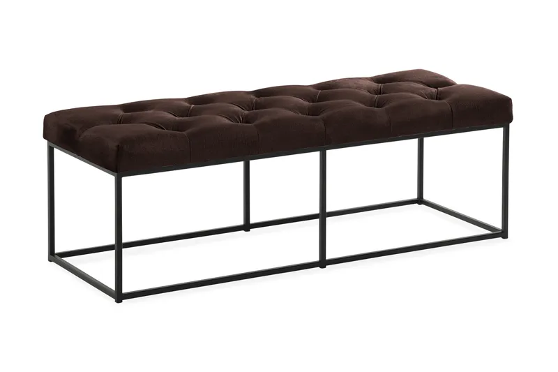 Istuinpenkki Rebeca 120 cm Topattu - Ruskea - Huonekalut - Tuoli & nojatuoli - Penkki - Eteispenkki