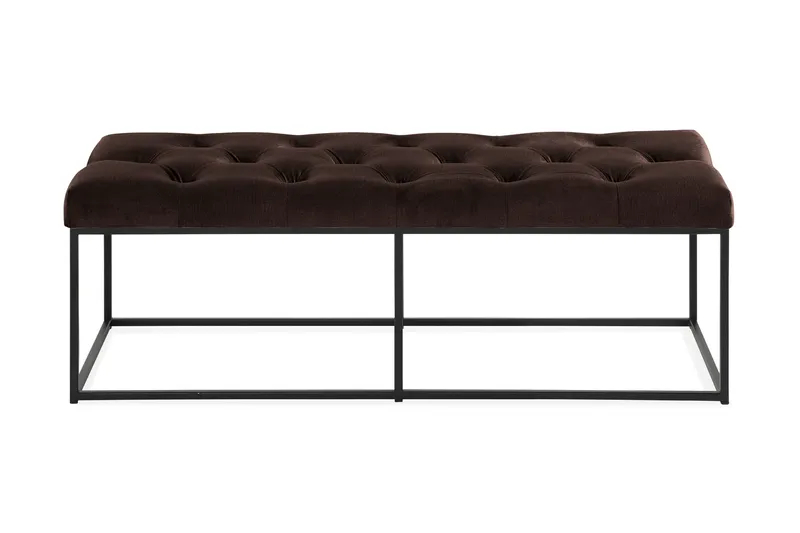 Istuinpenkki Rebeca 120 cm Topattu - Ruskea - Huonekalut - Tuoli & nojatuoli - Penkki - Eteispenkki