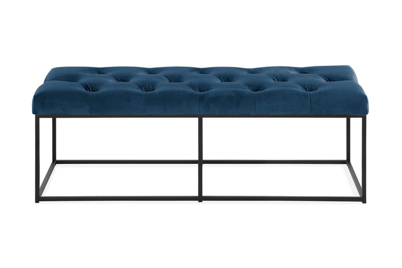 Istuinpenkki Rebeca 120 cm Topattu - Sininen - Huonekalut - Tuoli & nojatuoli - Penkki - Eteispenkki