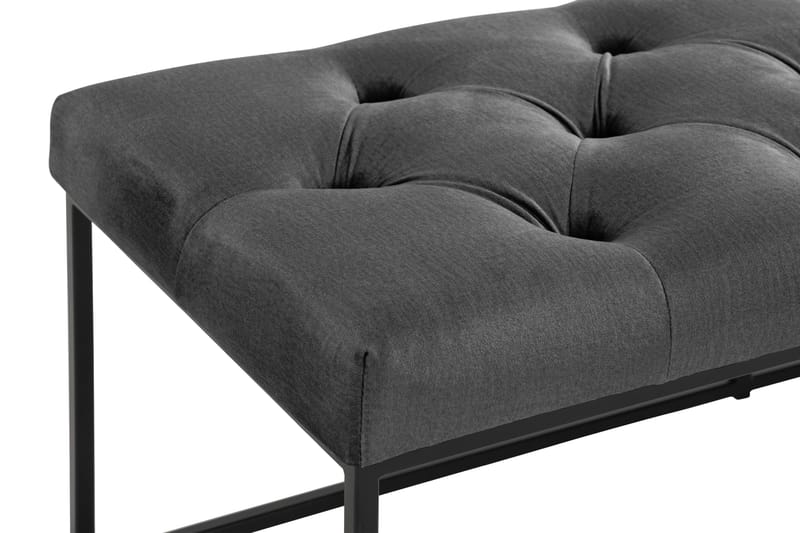 Istuinpenkki Rebeca 120 cm Topattu - Tummanharmaa - Huonekalut - Tuoli & nojatuoli - Penkki - Eteispenkki