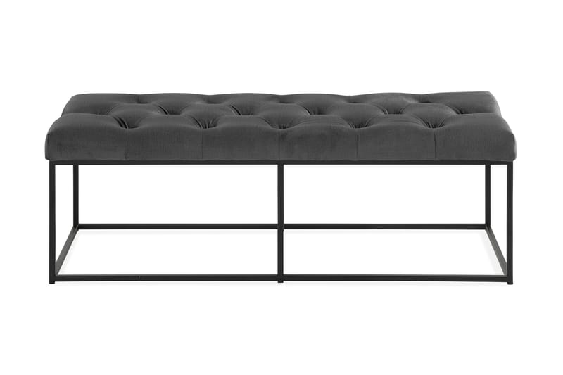 Istuinpenkki Rebeca 120 cm Topattu - Tummanharmaa - Huonekalut - Tuoli & nojatuoli - Penkki - Eteispenkki