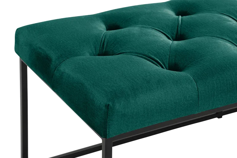 Istuinpenkki Rebeca 120 cm Topattu - Vihreä - Huonekalut - Tuoli & nojatuoli - Penkki - Eteispenkki
