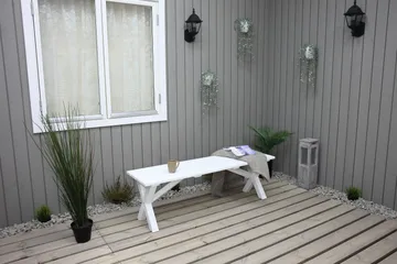 Istuinpenkki Scottsdale 140 cm Valkoinen - KWA - Huonekalut - Tuoli & nojatuoli - Penkki - Eteispenkki