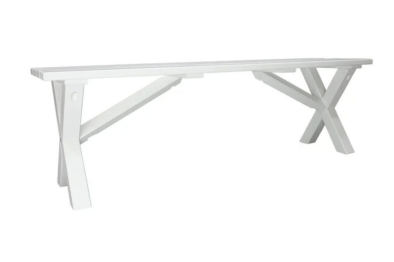 Istuinpenkki Scottsdale 140 cm Valkoinen - KWA - Huonekalut - Tuoli & nojatuoli - Penkki - Eteispenkki