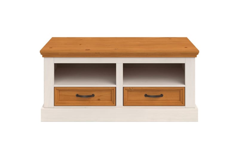 Kenkäpenkki Loft24 Selma kenkäpenkki 100 cm Vit - Huonekalut - Tuoli & nojatuoli - Penkki - Eteispenkki - Kenkäteline penkillä