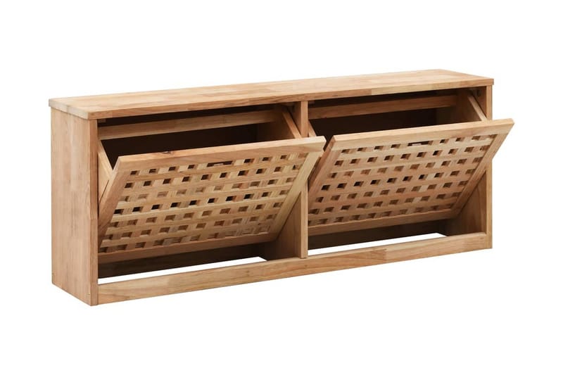 Kenkäkaappi penkki 94x20x38 cm pähkinäpuu - Ruskea - Huonekalut - Tuoli & nojatuoli - Penkki - Eteispenkki - Kenkäteline penkillä
