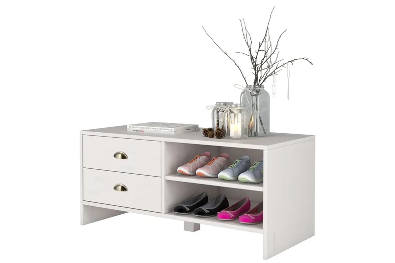 Kenkäpenkki Fossil 45x100 cm, Valkoinen