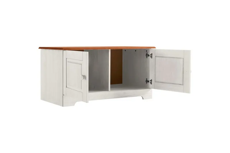 Lisa Kengätuoli 90 cm - Valkoinen - Huonekalut - Tuoli & nojatuoli - Penkki - Eteispenkki - Kenkäteline penkillä