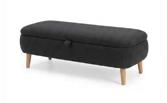 Penkki Atelier Del Sofa Rena (90 x 45 x 30 cm) Antrasiitti, Antrasiitti