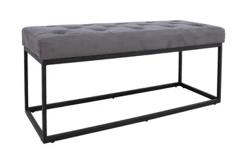 Penkki Brigite 100x35x47 cm Harmaa - Huonekalut - Tuoli & nojatuoli - Penkki - Eteispenkki