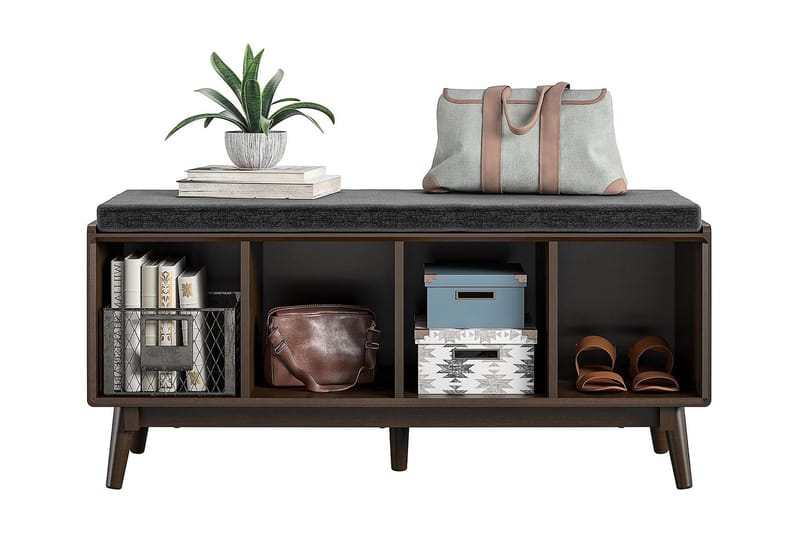 Penkki Brittany 118 cm Ruskea - Novogratz - Huonekalut - Tuoli & nojatuoli - Penkki - Eteispenkki