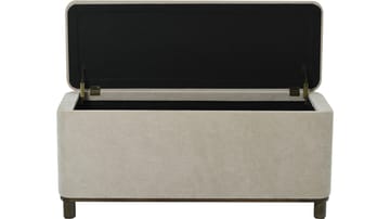Penkki Fjalar säilytystilalla 110 cm - Beige - Huonekalut - Tuoli & nojatuoli - Penkki - Eteispenkki