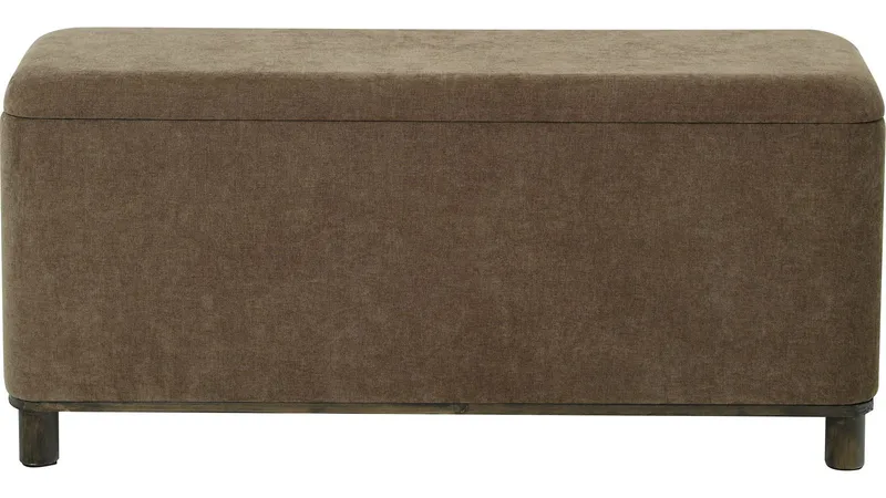 Penkki Fjalar säilytystilalla 110 cm, Ruskea