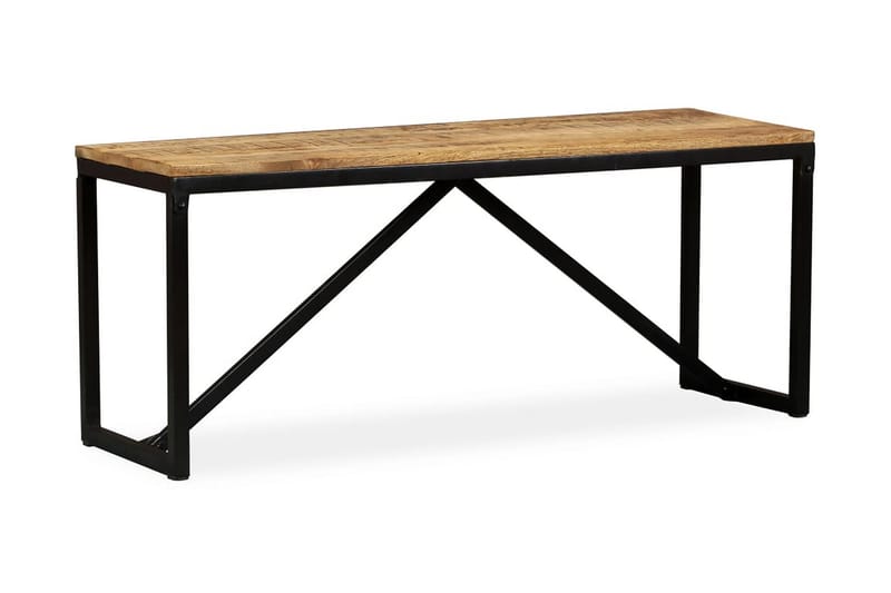Penkki kiinteä mangopuu 110x35x45 cm - Ruskea - Huonekalut - Tuoli & nojatuoli - Penkki - Eteispenkki