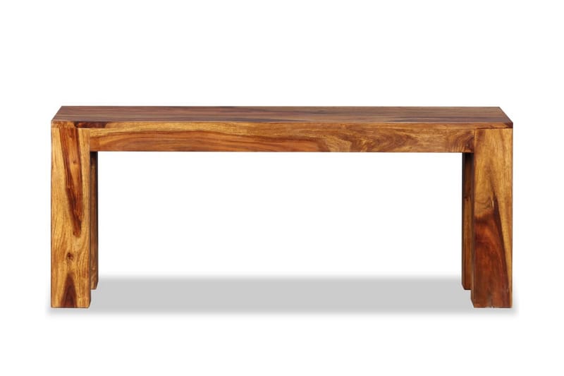 Penkki Kiinteä seesampuu 110x35x45 cm - Ruskea - Huonekalut - Tuoli & nojatuoli - Penkki - Eteispenkki