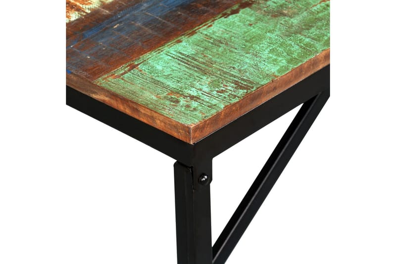 Penkki kiinteä uusiokäytetty puu 110x35x45 cm - Monivärinen - Huonekalut - Tuoli & nojatuoli - Penkki - Eteispenkki
