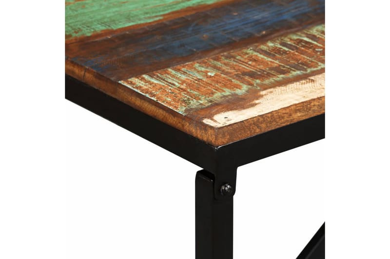 Penkki kiinteä uusiokäytetty puu 110x35x45 cm - Monivärinen - Huonekalut - Tuoli & nojatuoli - Penkki - Eteispenkki