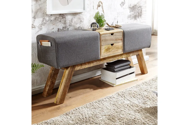 Penkki Kolanda 120 cm - Ruskea - Huonekalut - Tuoli & nojatuoli - Penkki - Eteispenkki