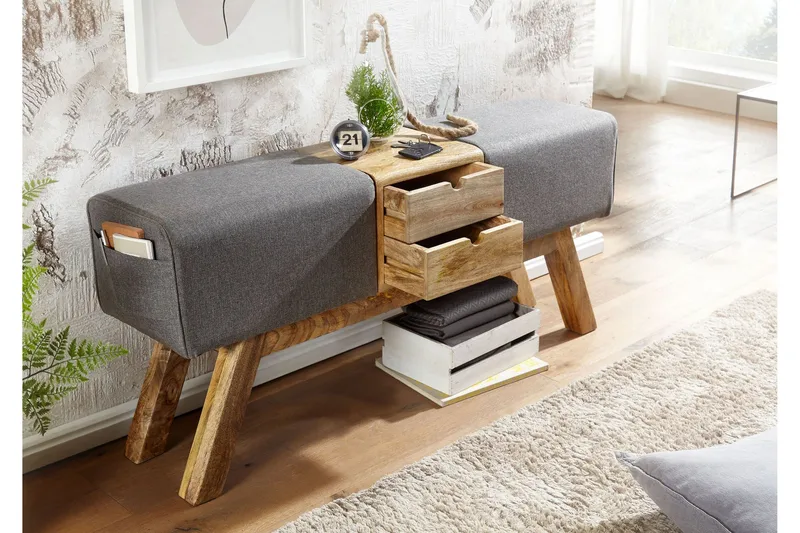 Penkki Kolanda 120 cm - Ruskea - Huonekalut - Tuoli & nojatuoli - Penkki - Eteispenkki